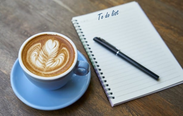 Coffee Notepad To do list